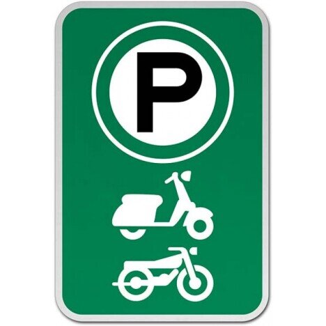 Scooter Parking Sign